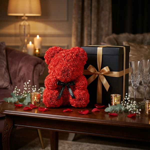 Miś z róż – efekt wow